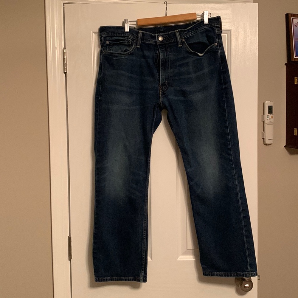 Mens Levi’s 514 blue jeans size 38/30
